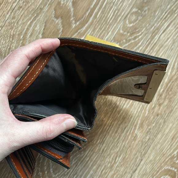 New! Patricia Nash tropical dreams Cametti tri fold floral leather wallet - Picture 14 of 16